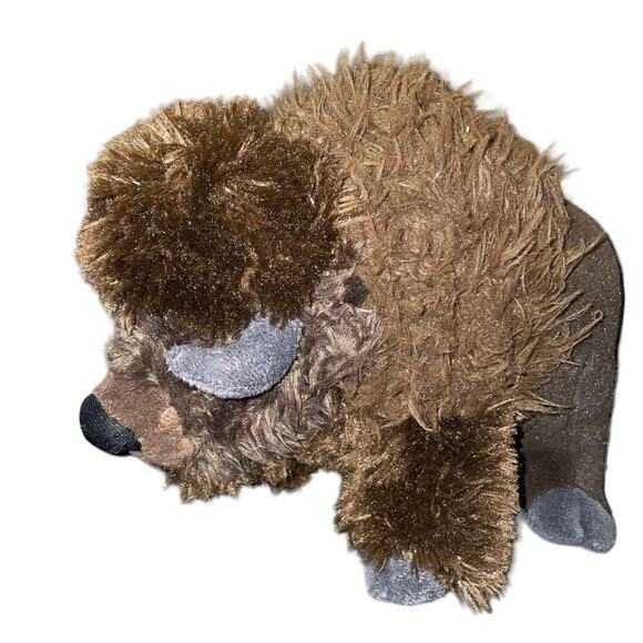 Wild Republic 12" Plush Bison American Buffalo Stuffed Animal Safari Nursery Toy - Picture 4 of 12